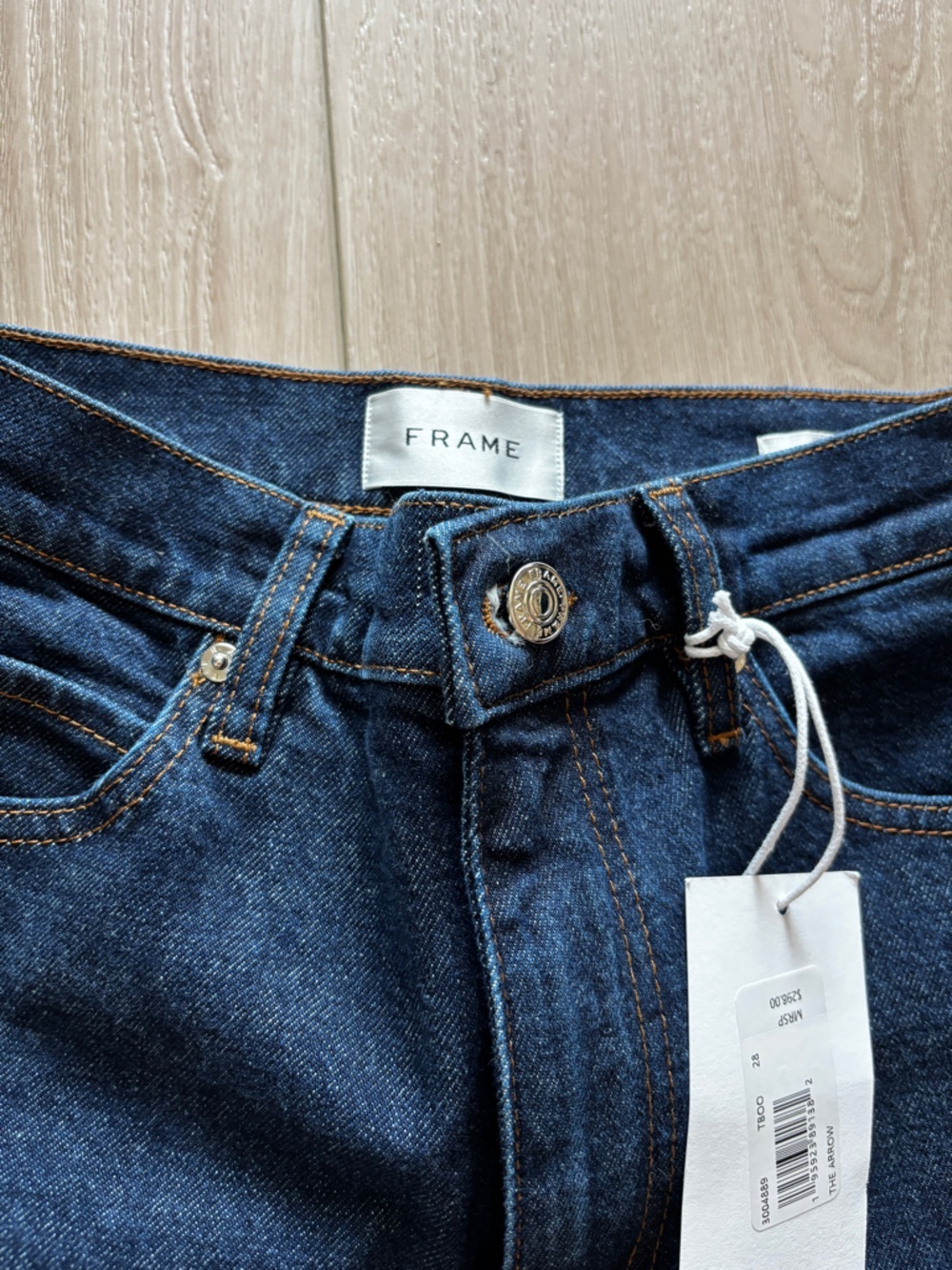 Frame Denim Women's Bootcut Jeans in Dark Indigo - Picture 3 of 6